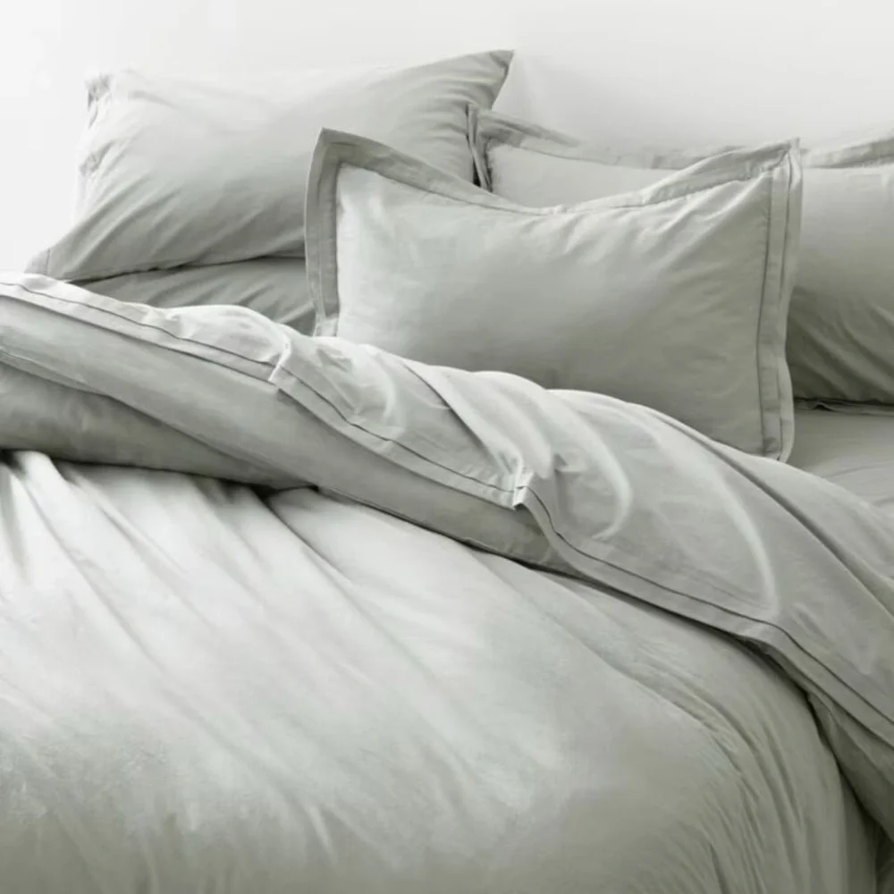 CRATE & BARREL Mellow Standard ORGANIC Cotton Pillow Sham 20